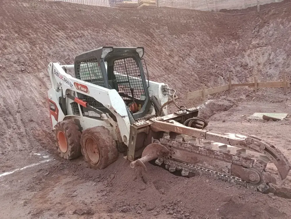Locação de valetadeira Bobcat em Curitiba